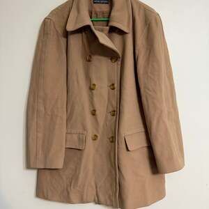 Brooks Brothers Women’s Brushed Wool Cashmere Peacoat Tan
